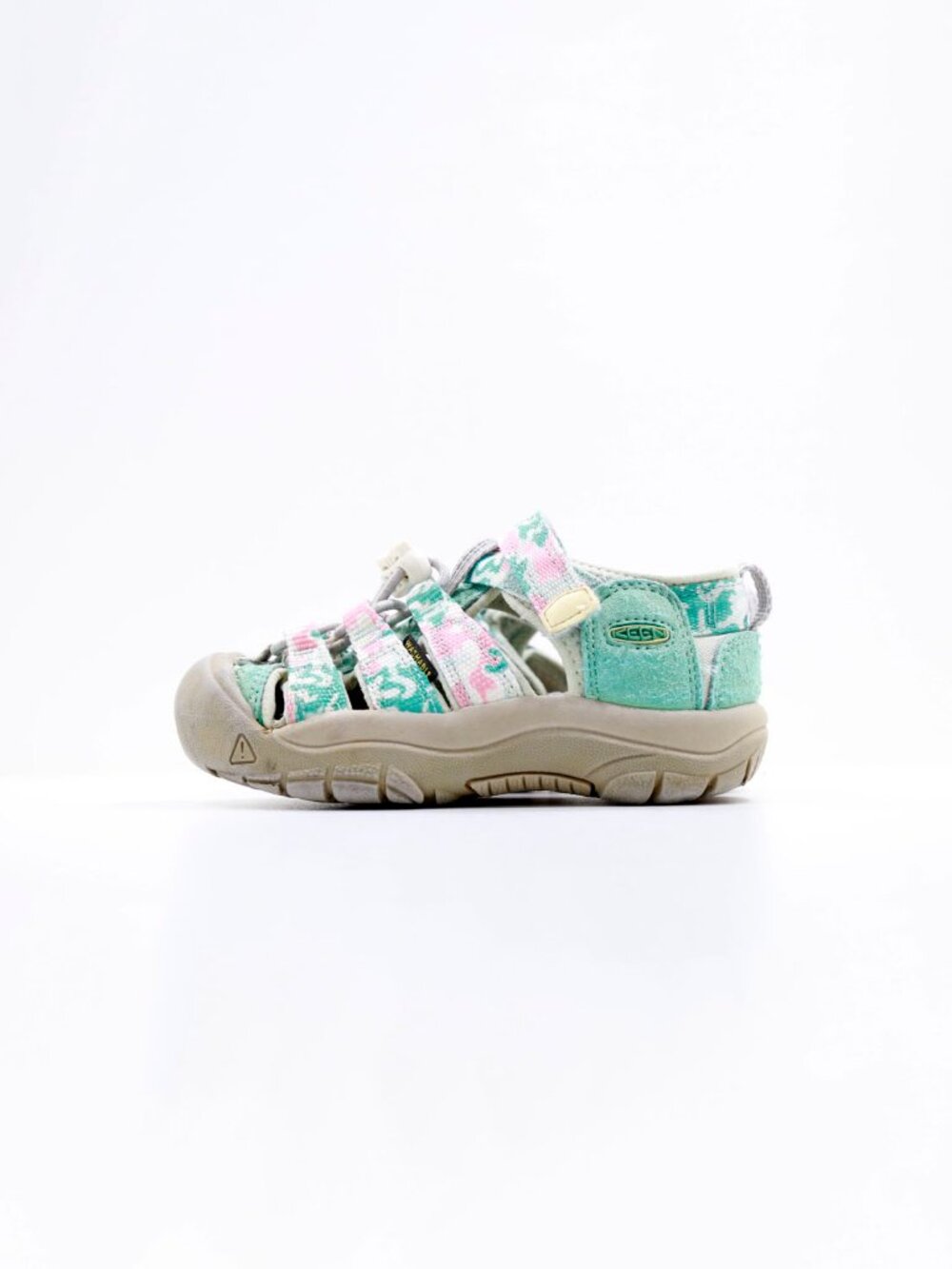 Keen Newport H2 Green & Pink Camo Washable Fisherman Sandals - Toddler 9